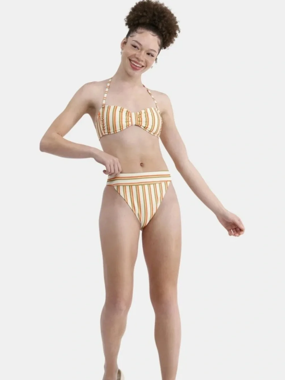 No Boundaries Feeder Stripe Swim Bottoms